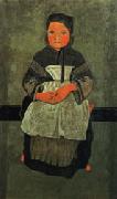 Paul Serusier Little Breton Girl Seated(Portrait of Marie Francisaille) china oil painting reproduction